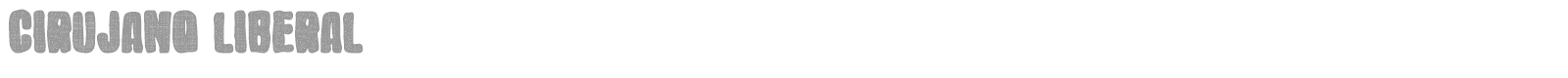 Cirujano Liberal font preview